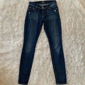🦋7 for all mankind skinny jeans